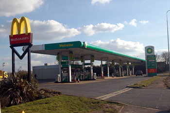 Filling Station near Forty Farm March 2010
